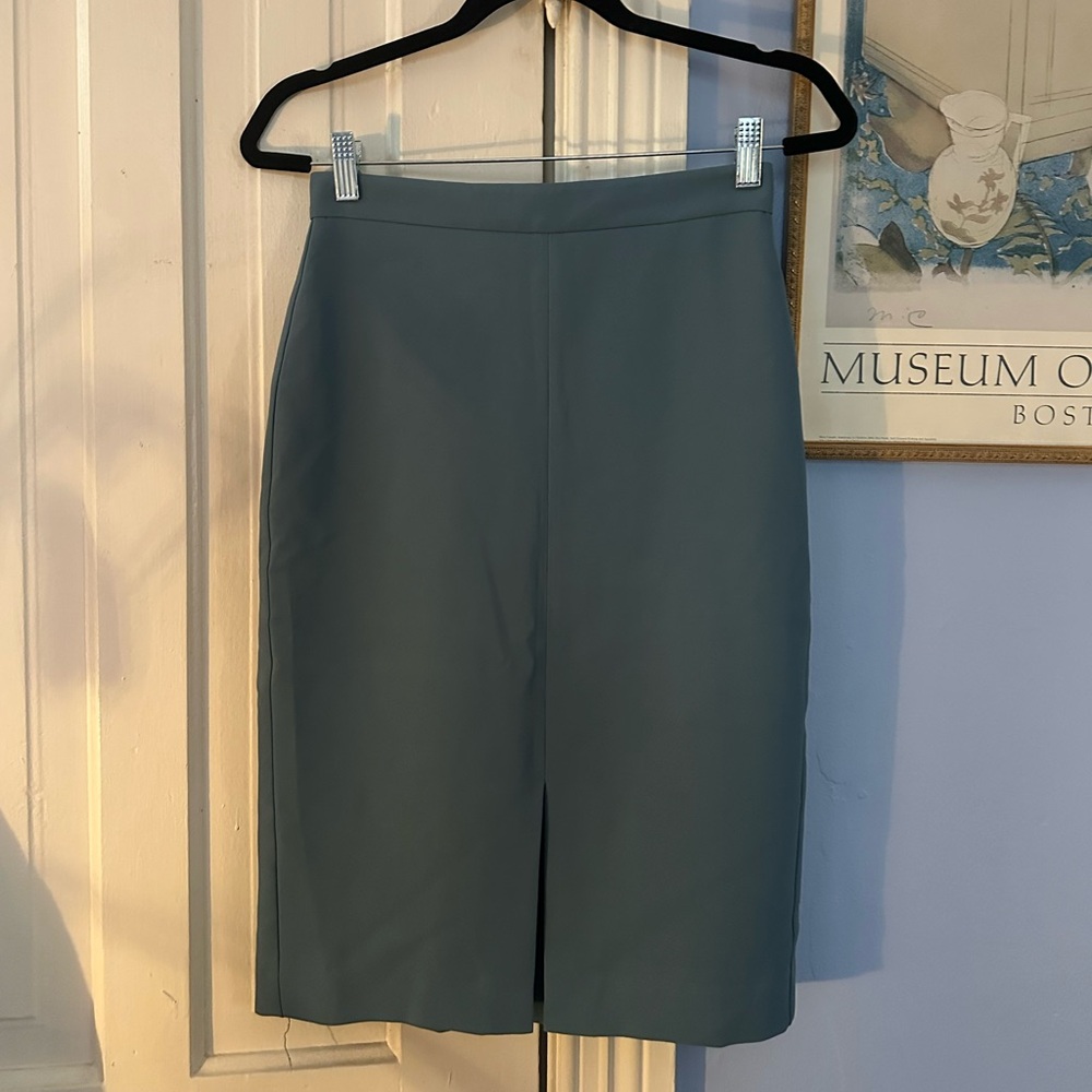Ann Taylor Blue Pencil Skirt
